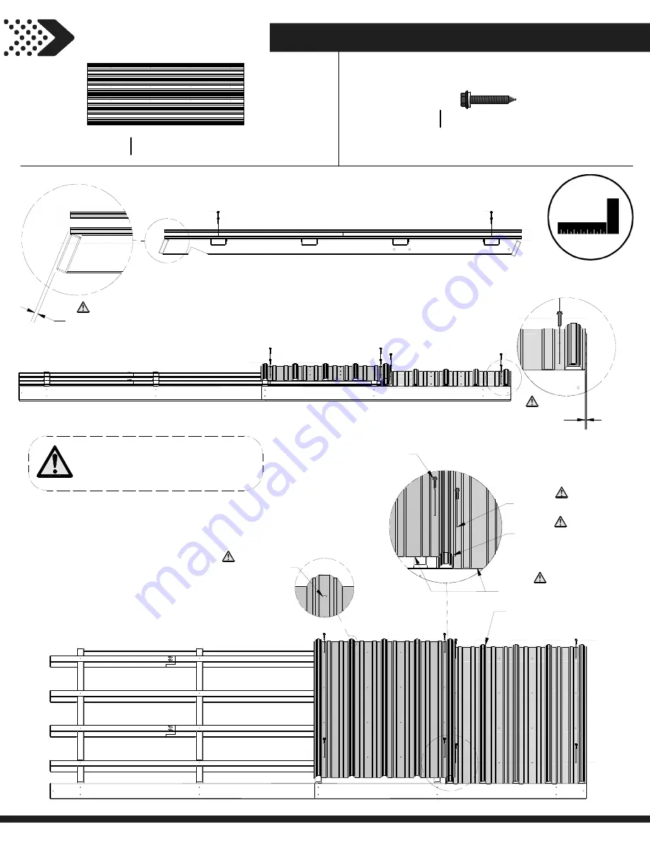 Backyard Discovery 12 x 10 BROOKDALE Owner'S Manual & Assembly Instructions Download Page 31