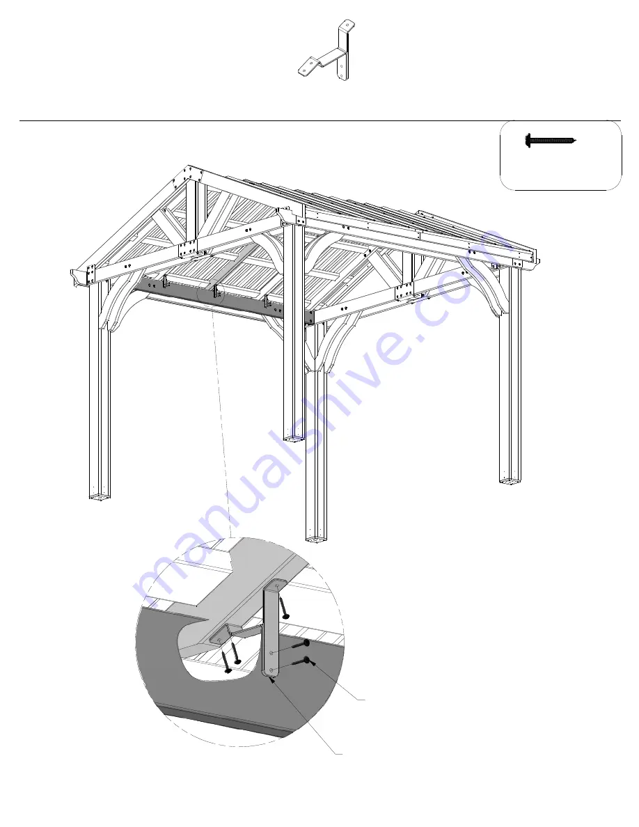 Backyard Discovery 12x10 BROOKDALE GAZEBO Скачать руководство пользователя страница 39