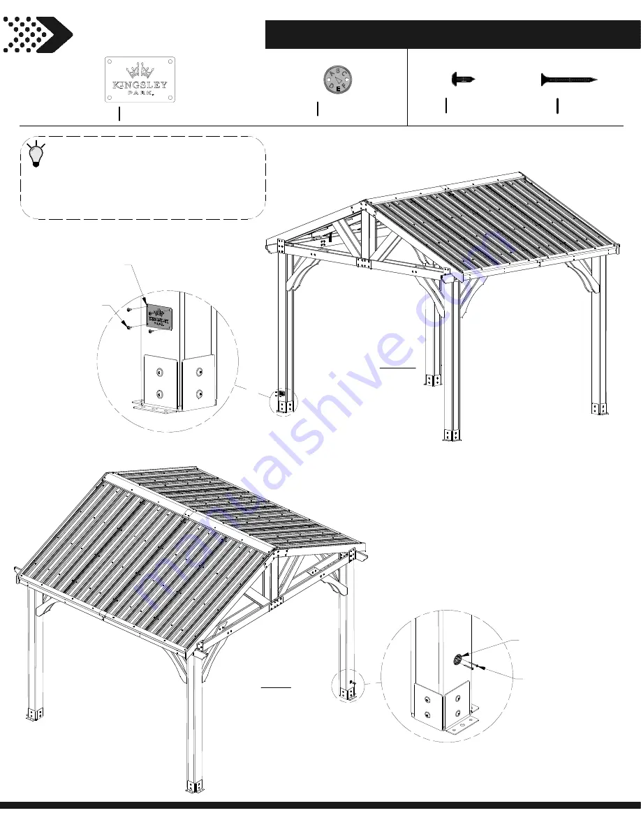 Backyard Discovery 2101548 Owner'S Manual & Assembly Instructions Download Page 44