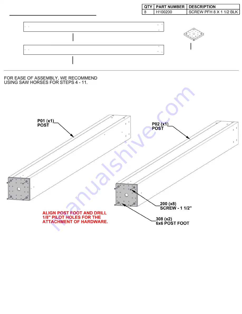 Backyard Discovery 2206038 Assembly Instructions Manual Download Page 14