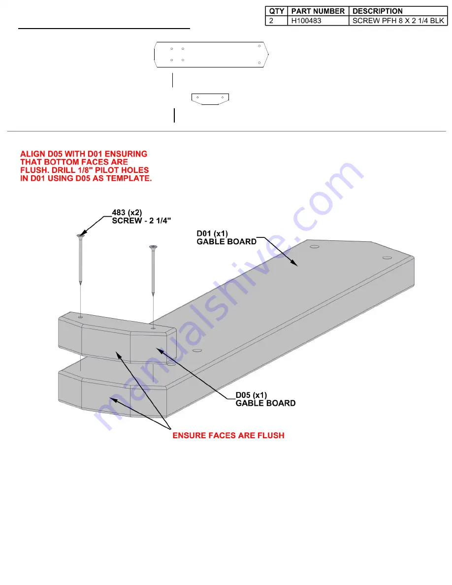 Backyard Discovery 2206038 Assembly Instructions Manual Download Page 15