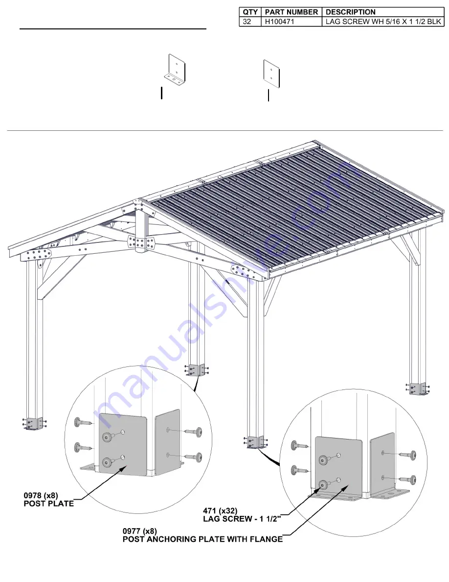 Backyard Discovery 2206038 Assembly Instructions Manual Download Page 62