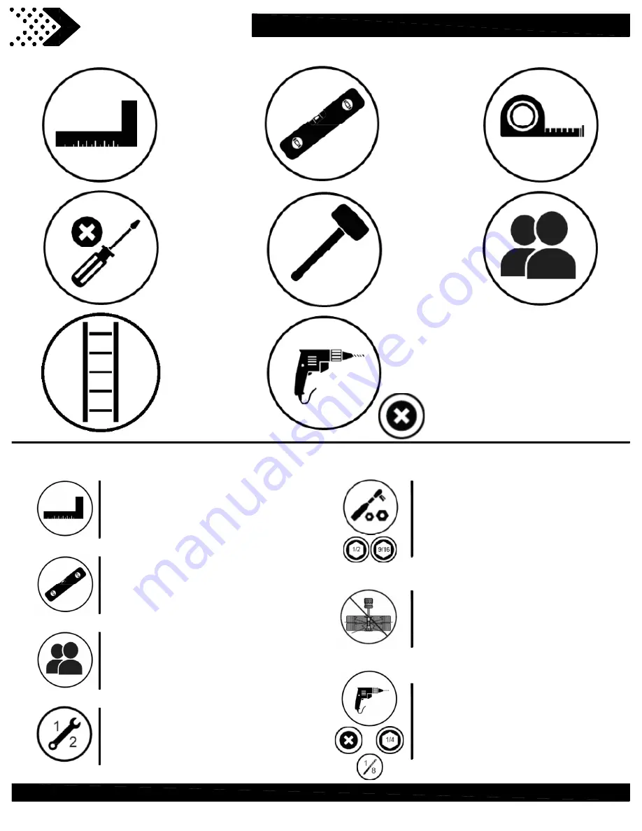 Backyard Discovery ABERDEEN ARBOR 1905610 Owner'S Manual & Assembly Instructions Download Page 9