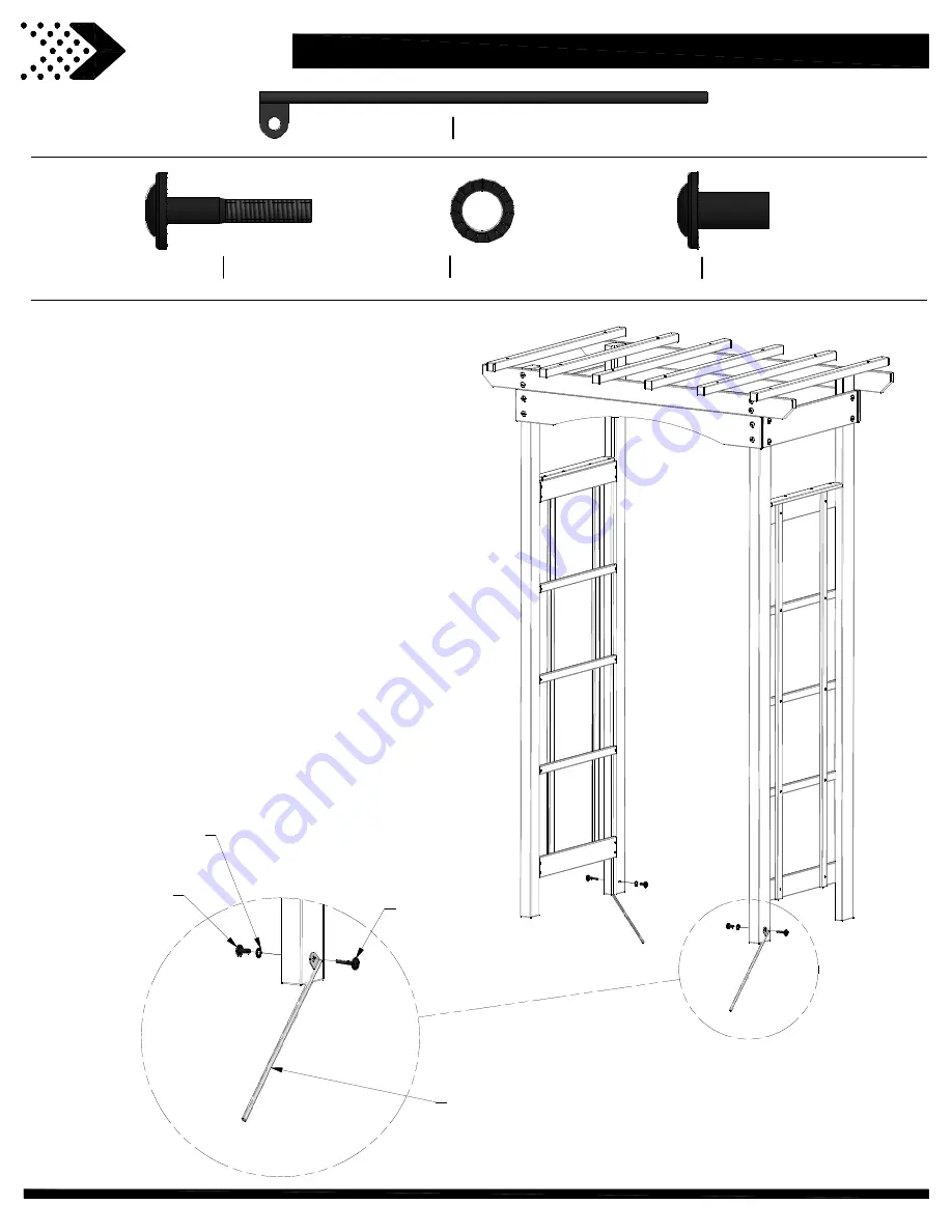 Backyard Discovery ABERDEEN ARBOR 1905610 Скачать руководство пользователя страница 20