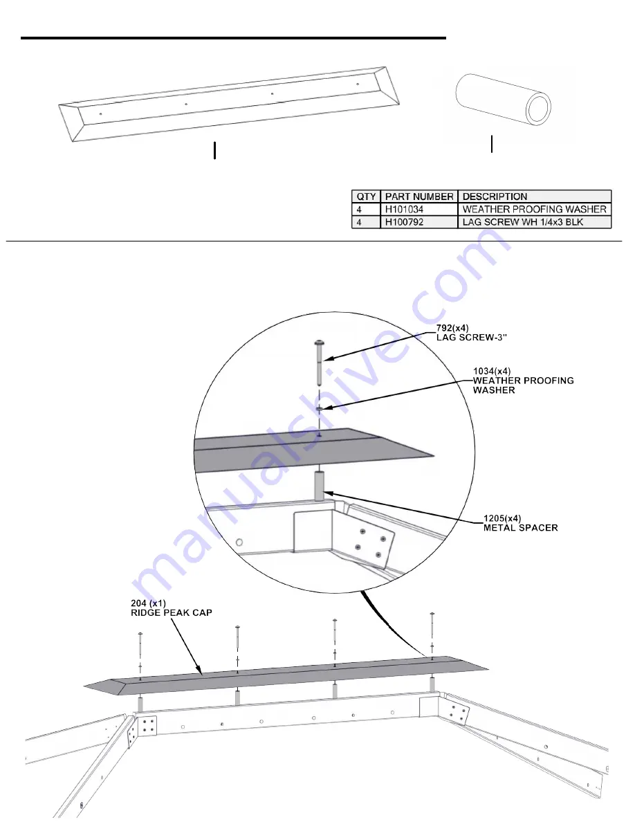 Backyard Discovery Barrington 2206137 Assembly Instructions Manual Download Page 30