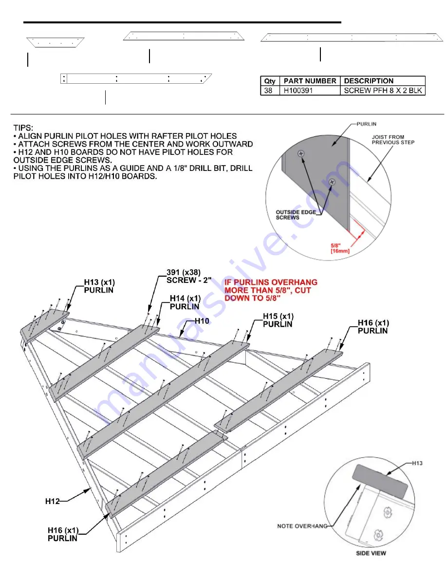 Backyard Discovery Barrington 2206137 Assembly Instructions Manual Download Page 50