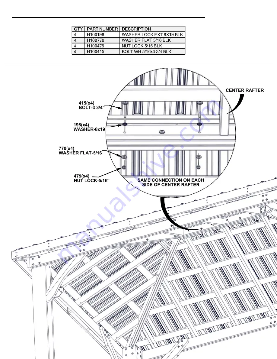 Backyard Discovery Barrington 2206137 Assembly Instructions Manual Download Page 60