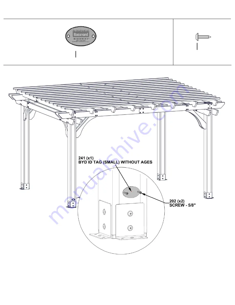 Backyard Discovery BEAUMONT 2101555 Manual Download Page 24