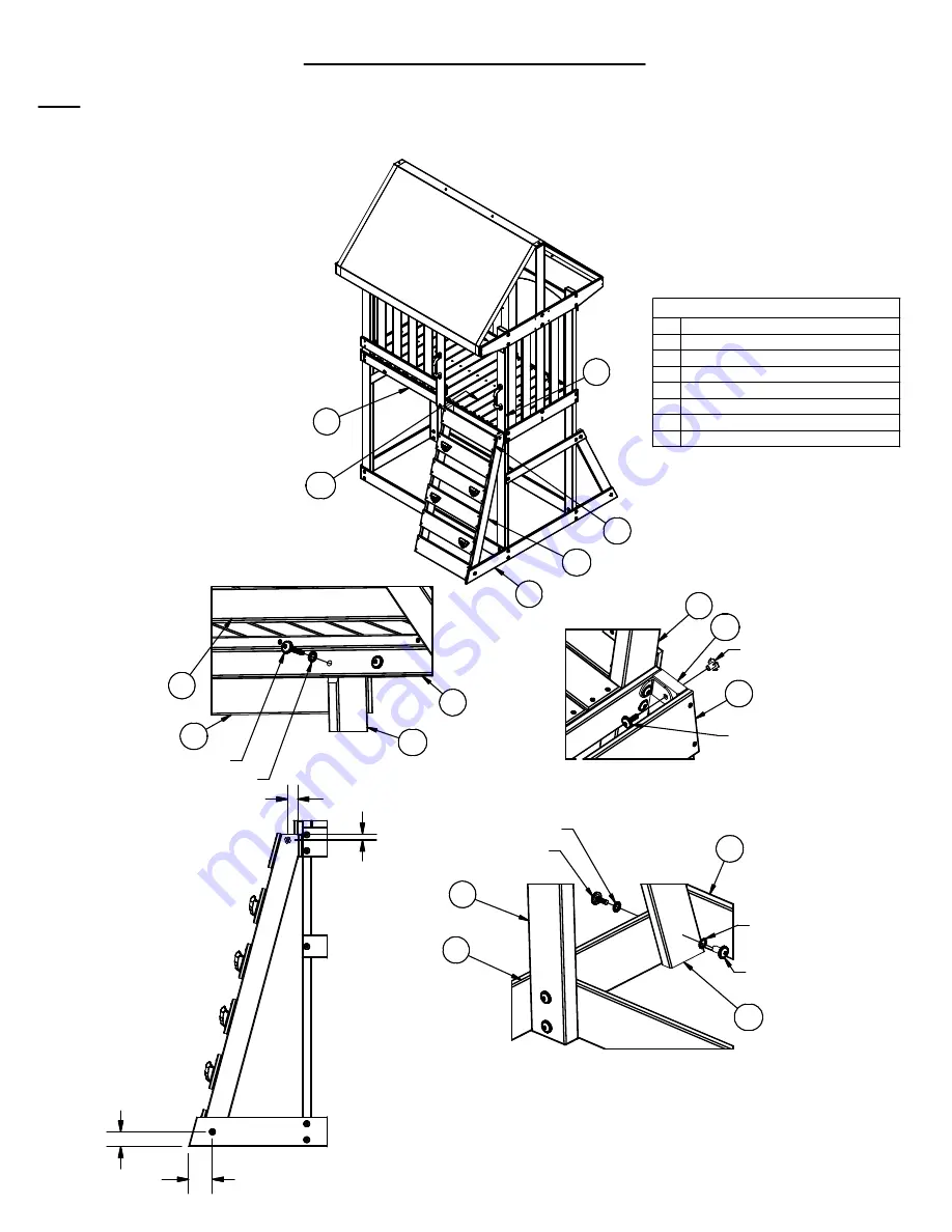 Backyard Discovery Cedar Crest 43010 Скачать руководство пользователя страница 40