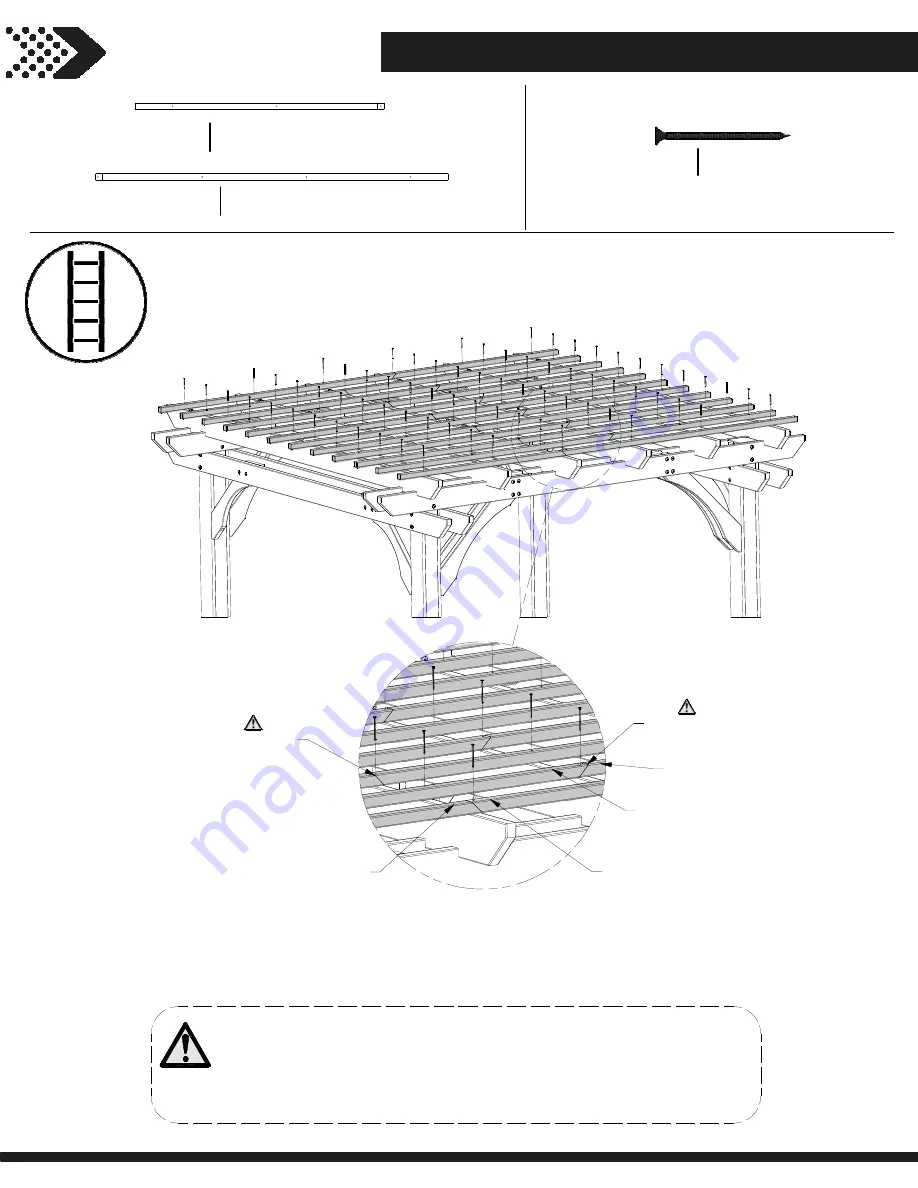 Backyard Discovery FAIRHAVEN 2103535 Owner'S Manual & Assembly Instructions Download Page 20