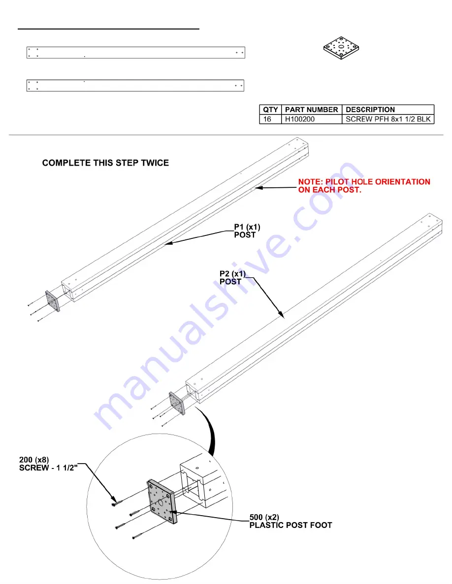 Backyard Discovery GRANADA 2206090 Manual Download Page 12