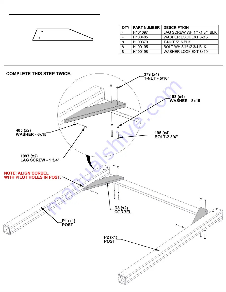 Backyard Discovery GRANADA 2206090 Manual Download Page 14