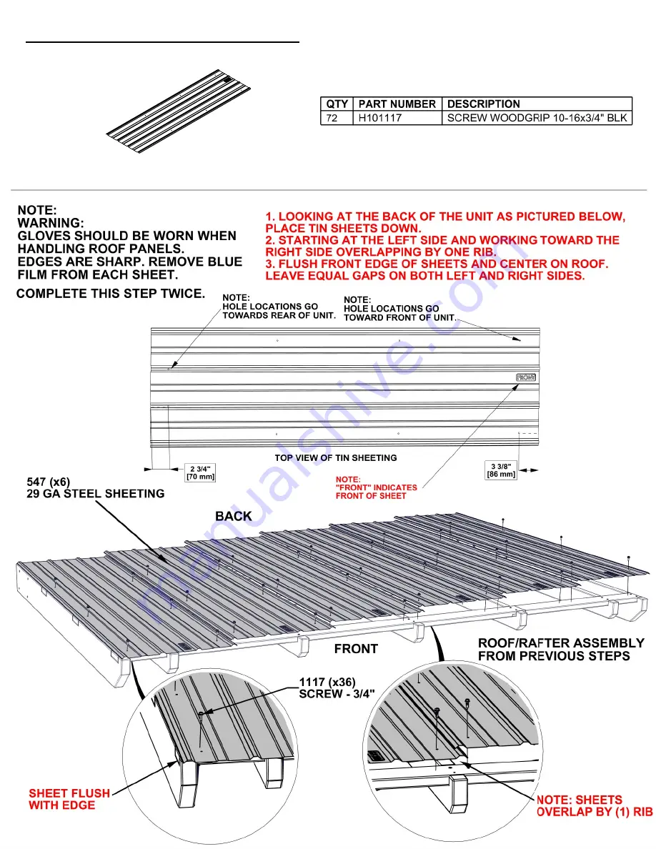 Backyard Discovery GRANADA 2206090 Manual Download Page 28