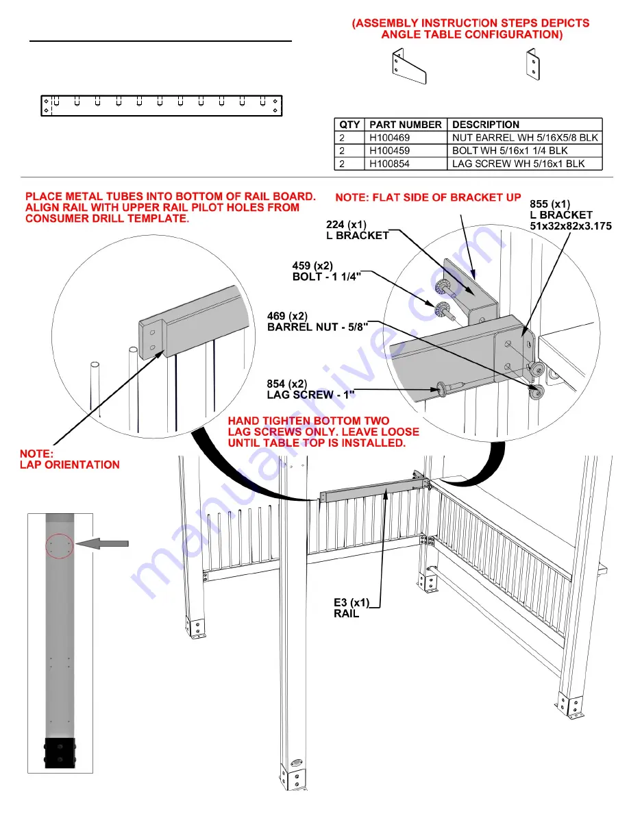 Backyard Discovery GRANADA 2206090 Manual Download Page 58