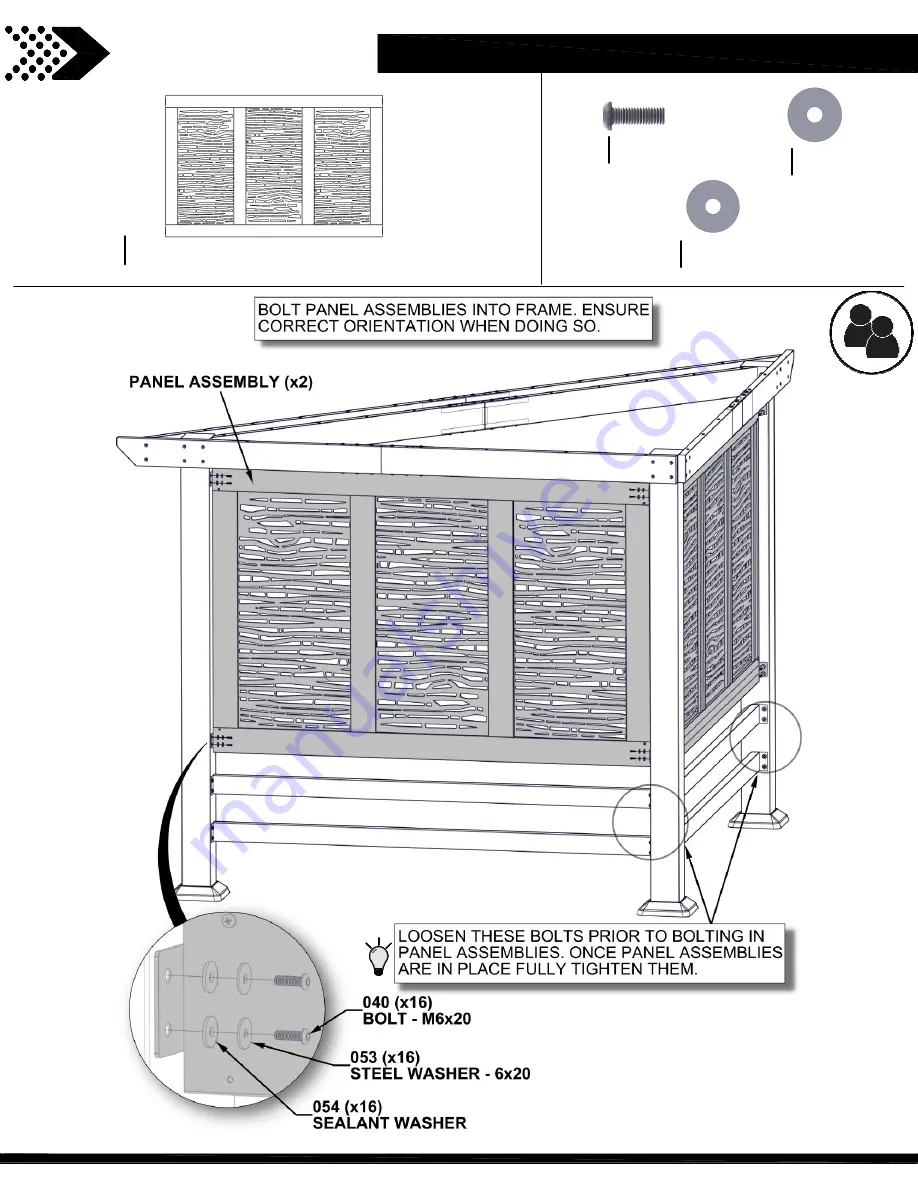 Backyard Discovery Hillsdale Cabana 2102415 Скачать руководство пользователя страница 37