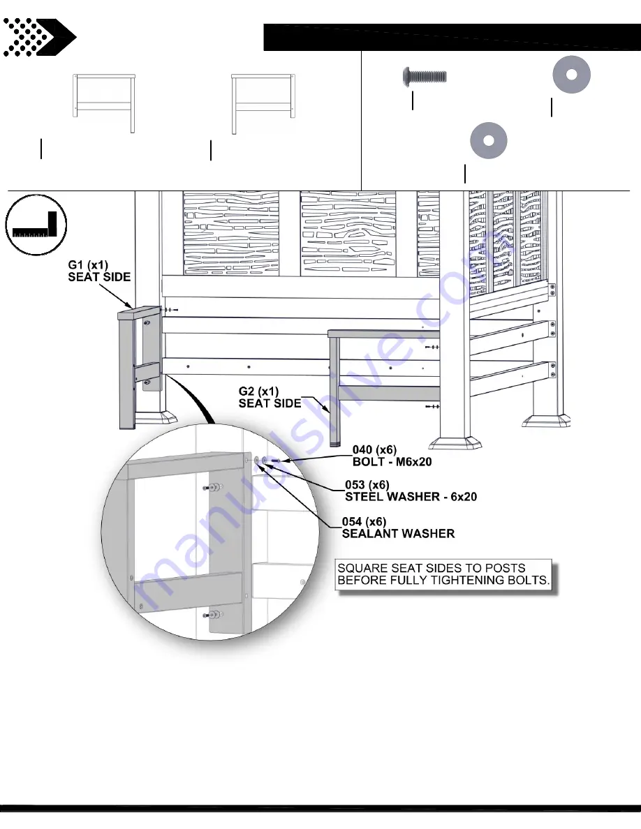 Backyard Discovery Hillsdale Cabana 2102415 Скачать руководство пользователя страница 41