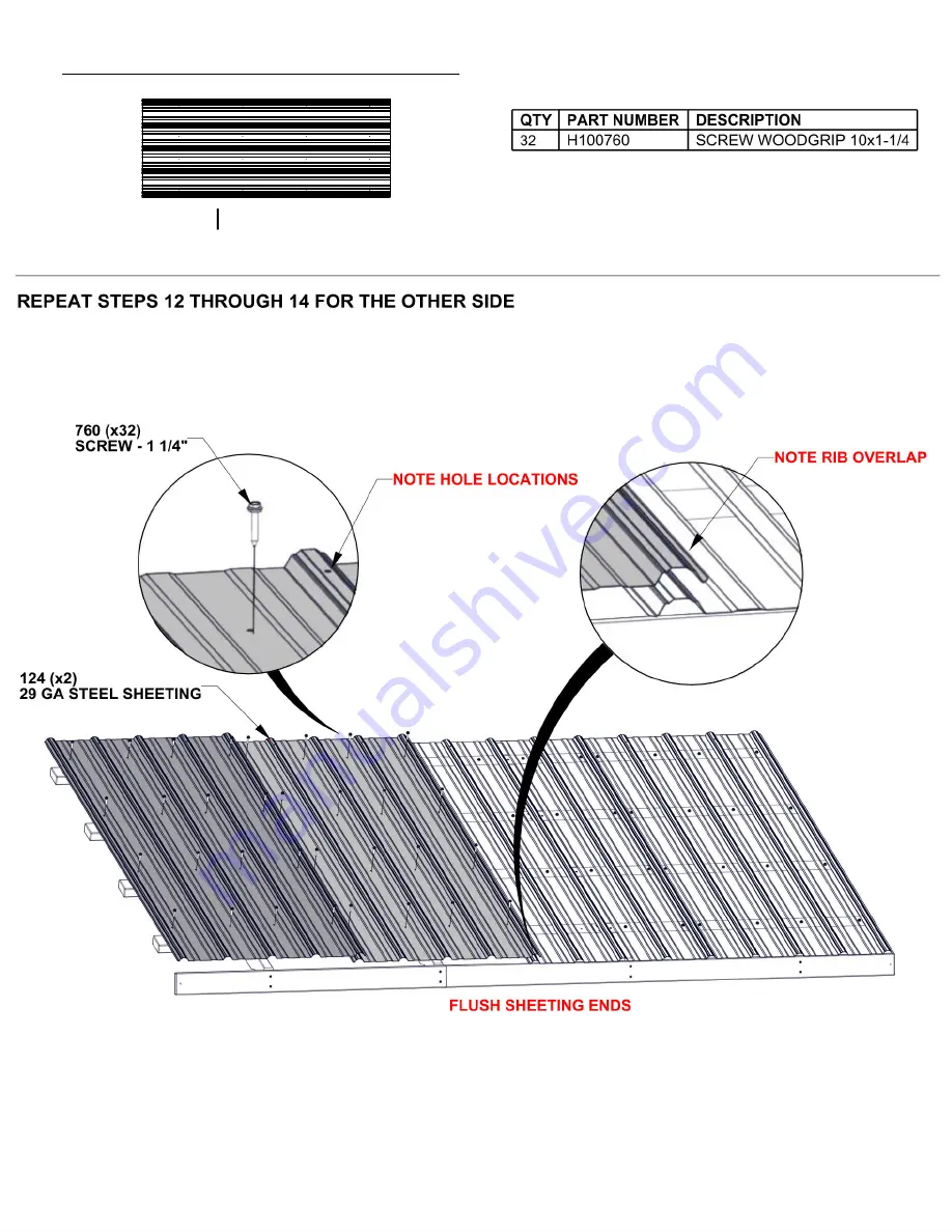 Backyard Discovery NORWOOD 2306059 Assembly Manual Download Page 28