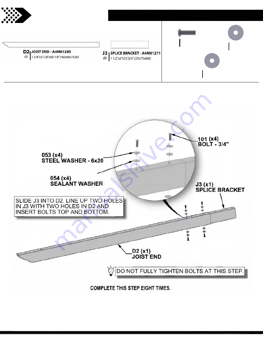 Backyard Discovery PERGOLA 2105089B Скачать руководство пользователя страница 20