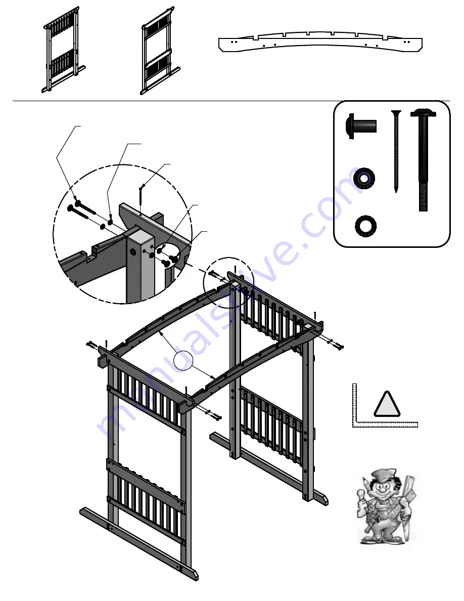 Backyard Discovery PERGOLA SWING Скачать руководство пользователя страница 15