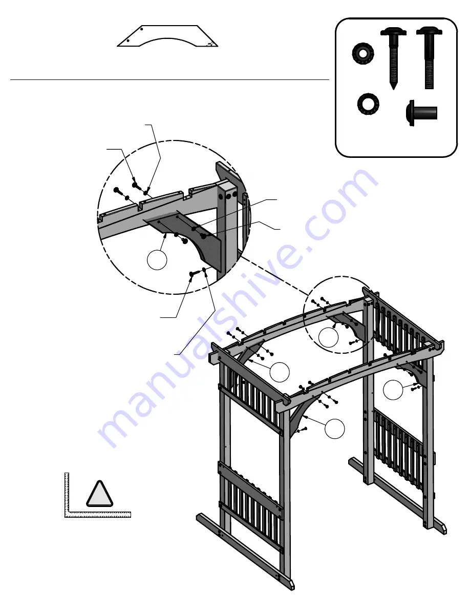 Backyard Discovery PERGOLA SWING Скачать руководство пользователя страница 16