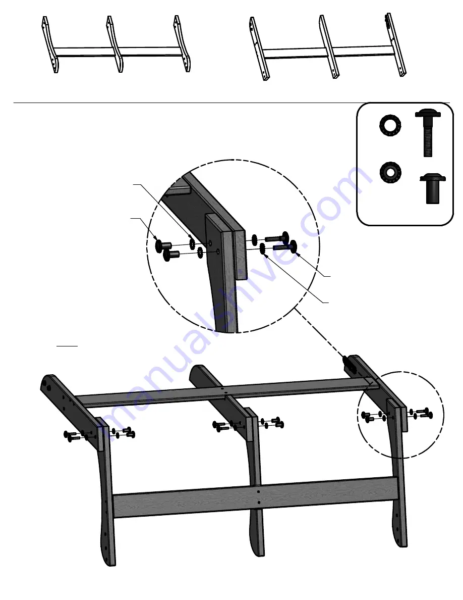 Backyard Discovery PERGOLA SWING Owner'S Manual Download Page 22