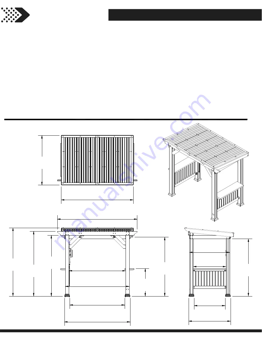 Backyard Discovery SAXONY GRILL GAZEBO Скачать руководство пользователя страница 10