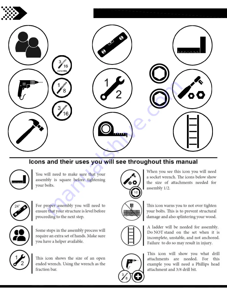 Backyard Discovery SIENA 2002548 Owner'S Manual & Assembly Instructions Download Page 9