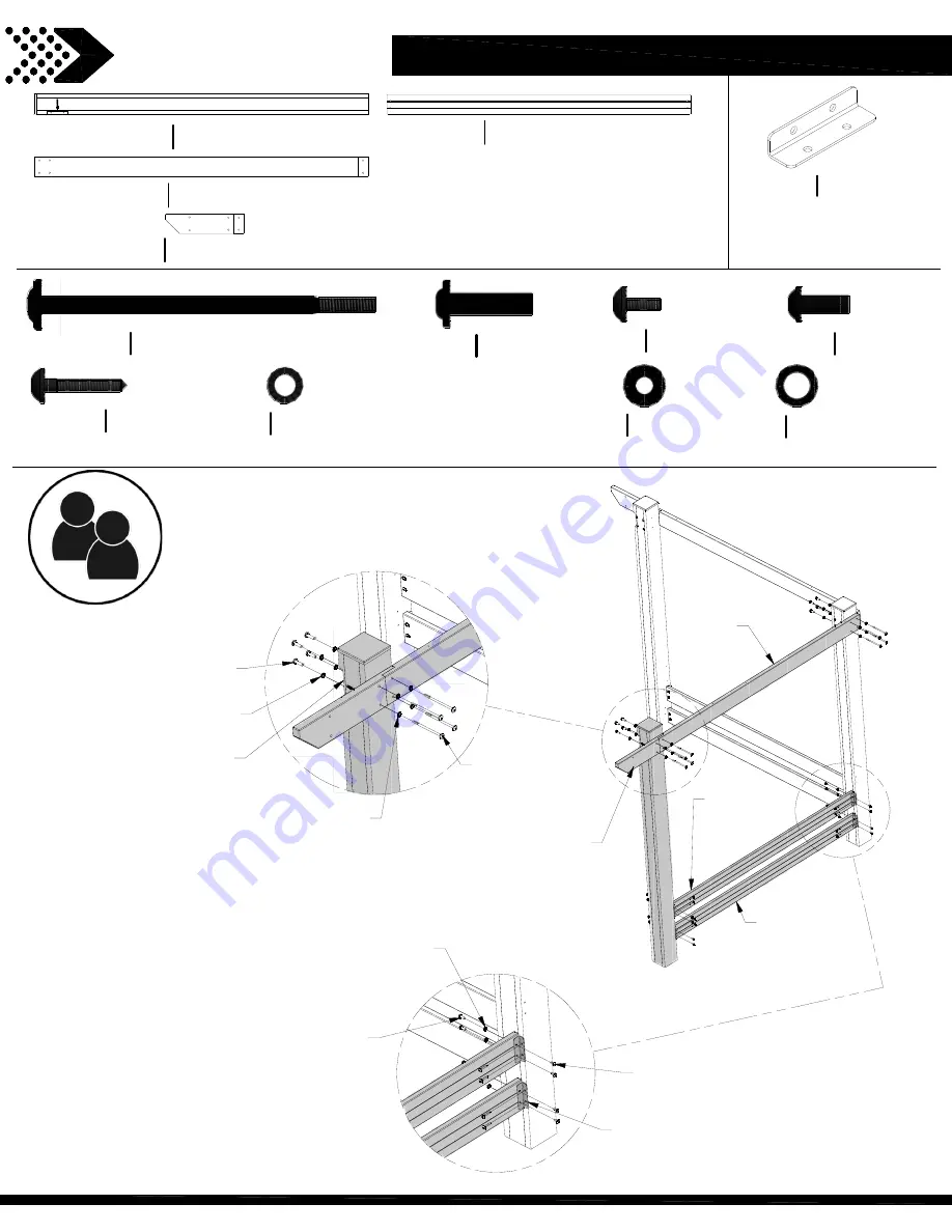 Backyard Discovery SIENA 2002548 Owner'S Manual & Assembly Instructions Download Page 22