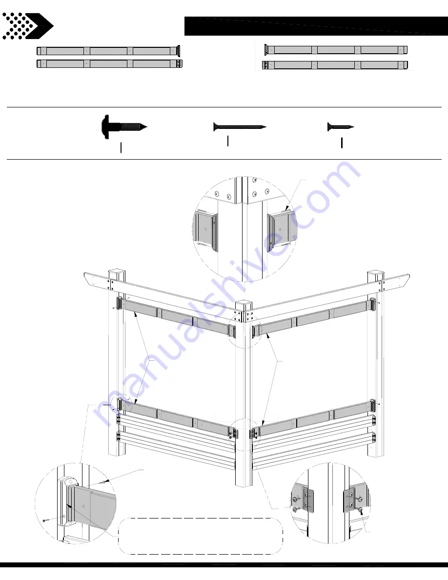 Backyard Discovery SIENA 2002548 Owner'S Manual & Assembly Instructions Download Page 25