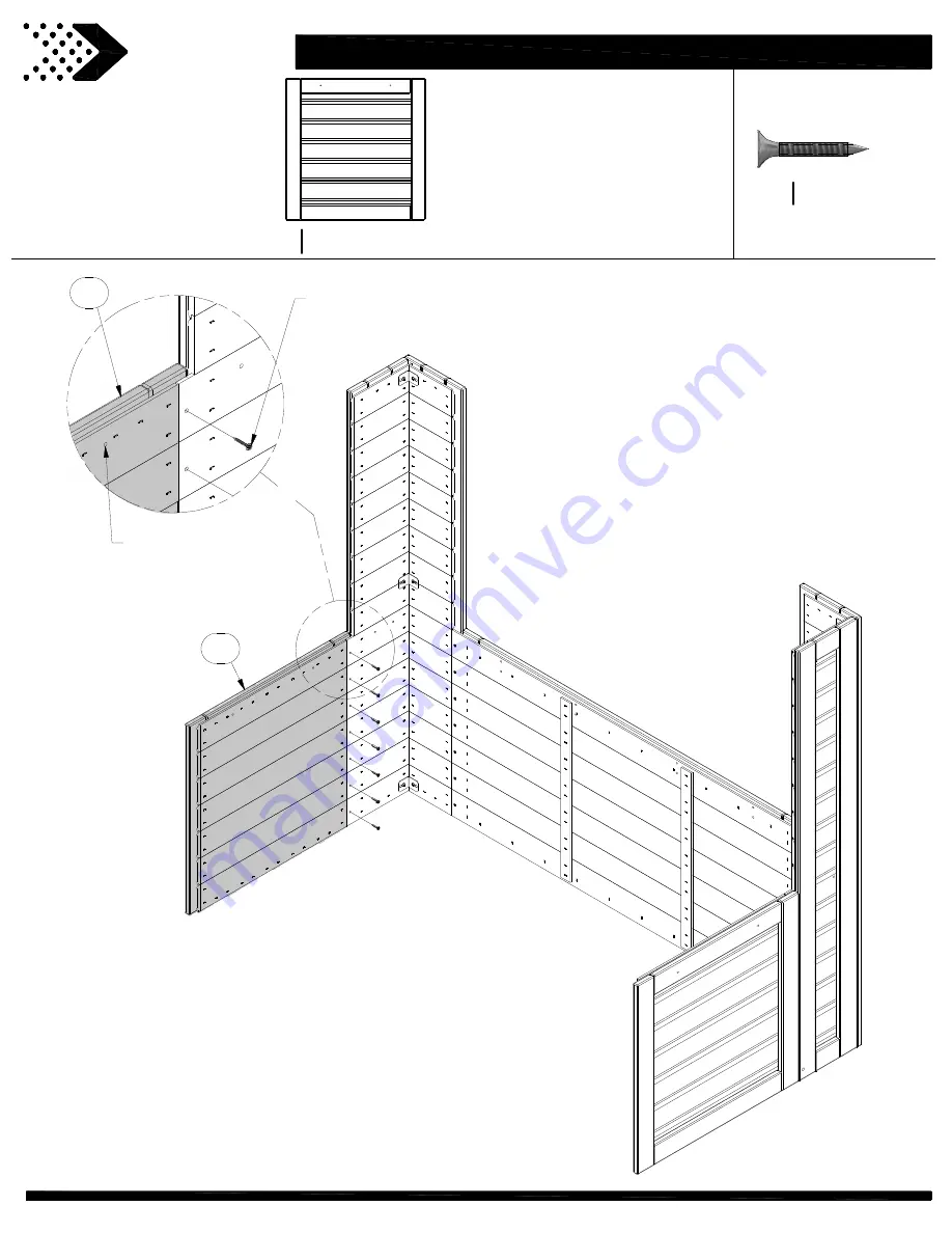 Backyard Discovery SPRING COTTAGE PLAYHOUSE 1902312 Owner'S Manual & Assembly Instructions Download Page 40