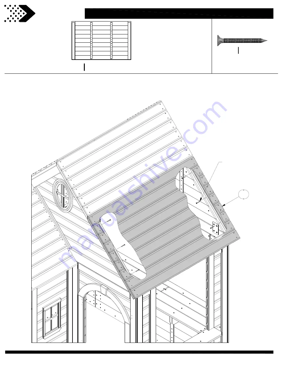 Backyard Discovery SPRING COTTAGE PLAYHOUSE 1902312 Owner'S Manual & Assembly Instructions Download Page 79