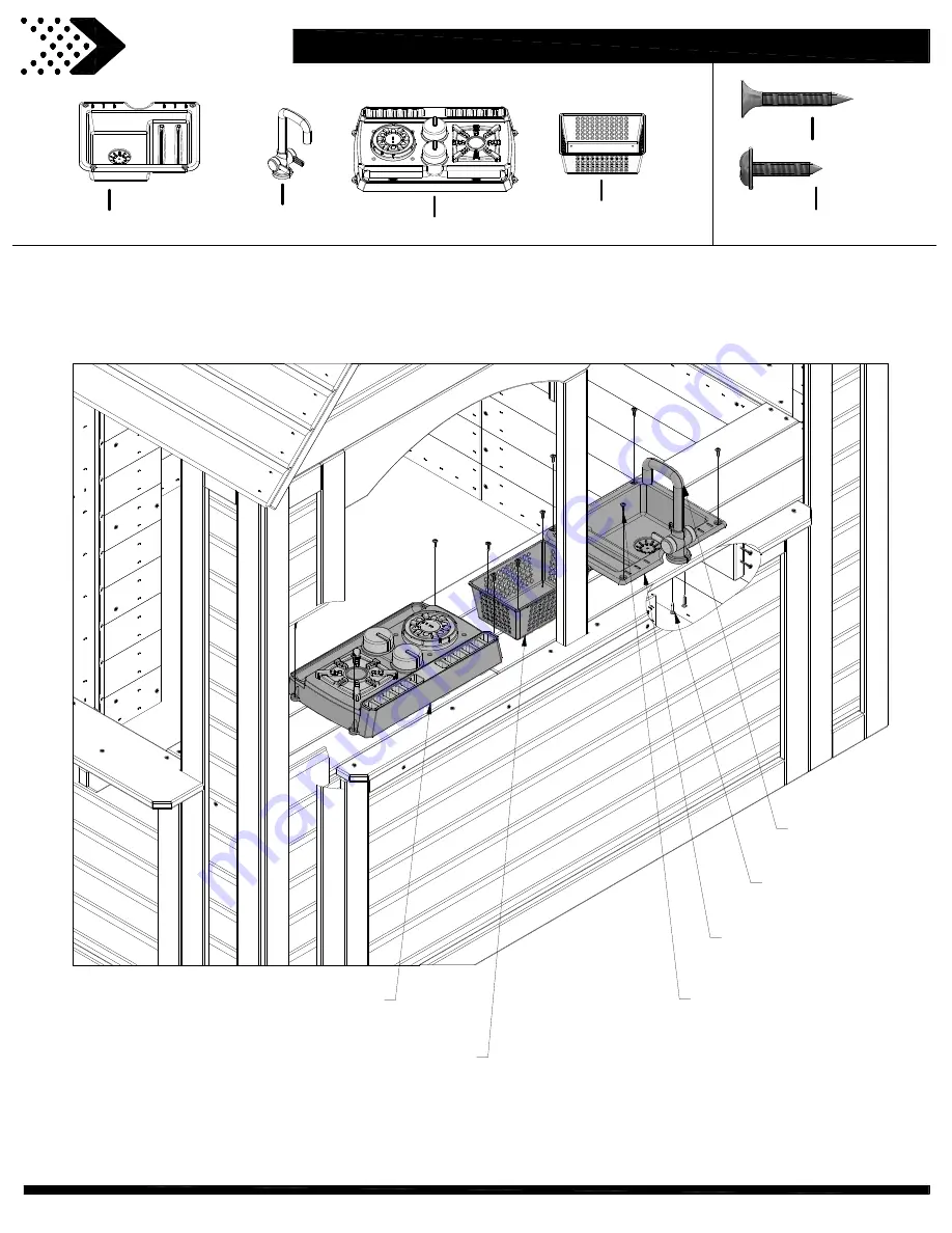 Backyard Discovery SPRING COTTAGE PLAYHOUSE 1902312 Скачать руководство пользователя страница 92