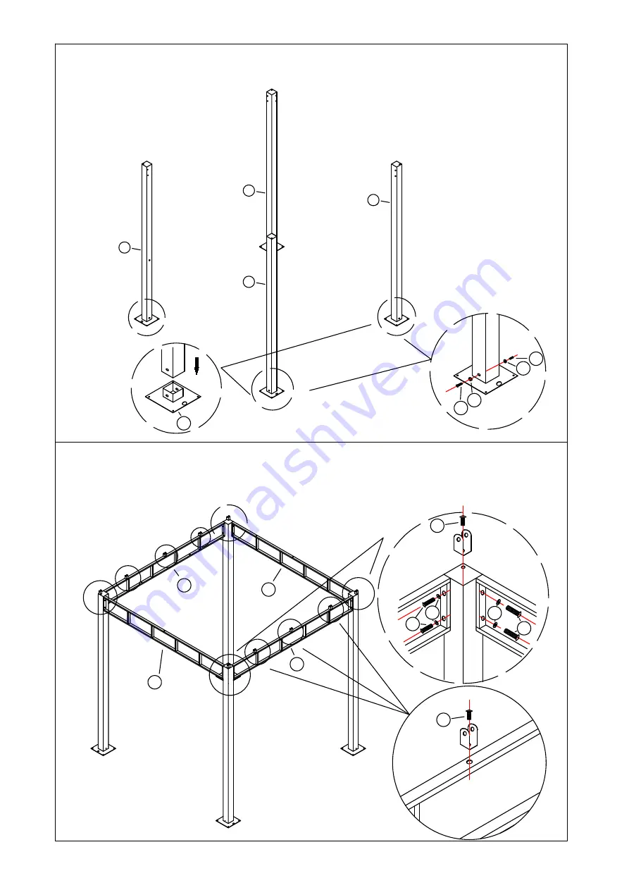 Backyard Expressions 908269 Assembly Instructions Manual Download Page 2