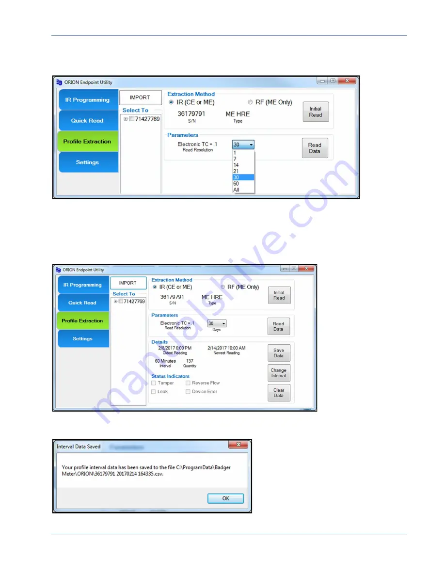 Badger Meter ORION Mobile Read Training Manual Download Page 46