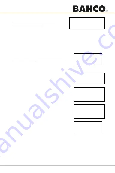 Bahco BBT80 Original Instructions Manual Download Page 13