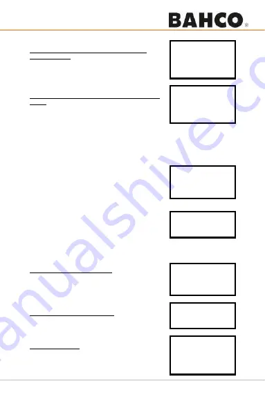 Bahco BBT80 Original Instructions Manual Download Page 79