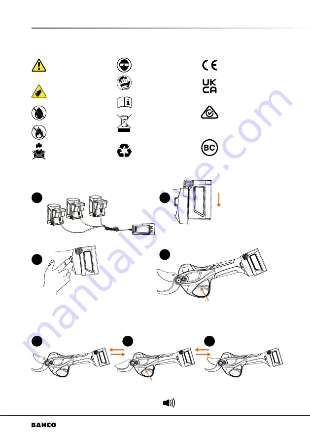 Bahco BCL25IB Скачать руководство пользователя страница 14