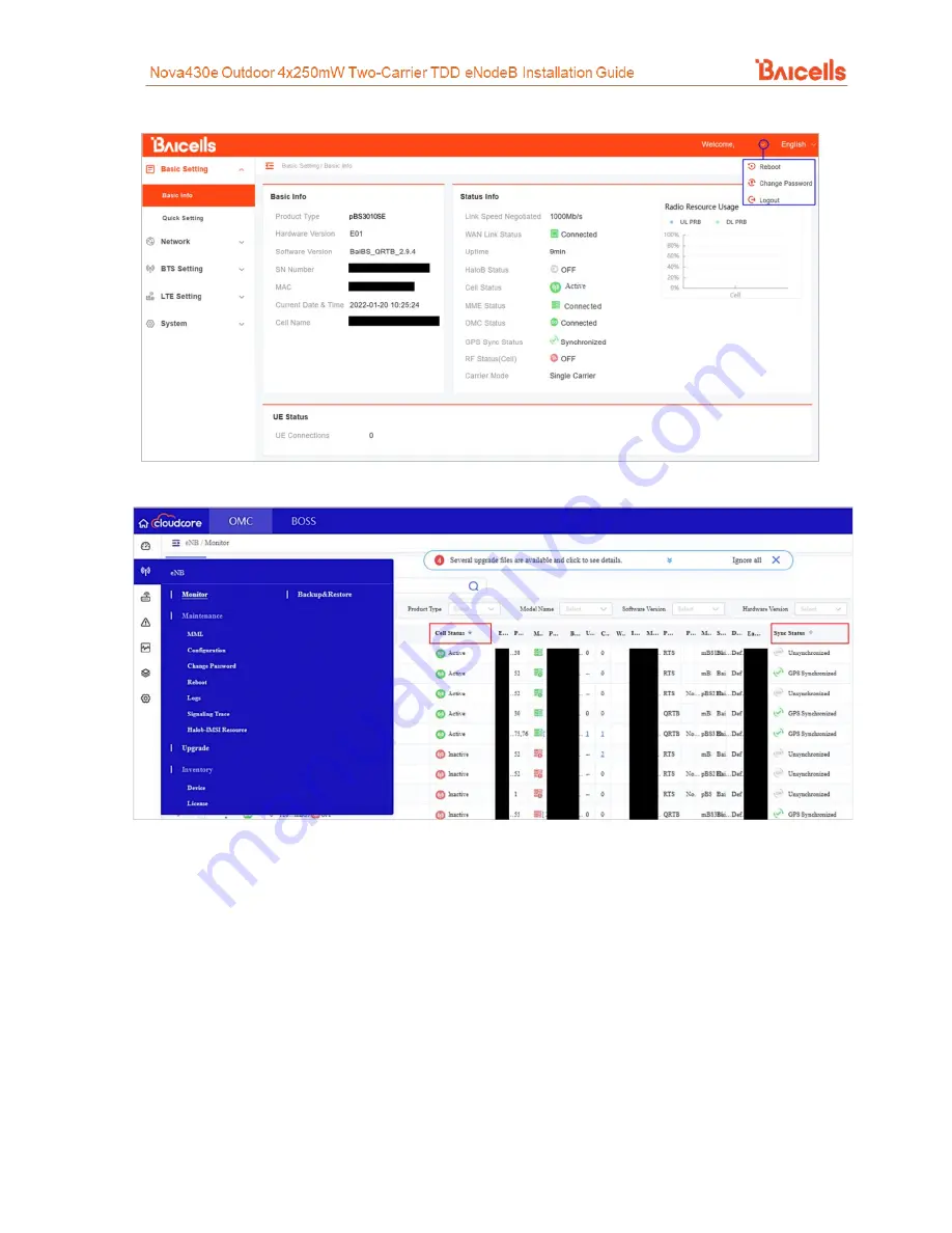 Baicells Nova430e Installation Manual Download Page 38