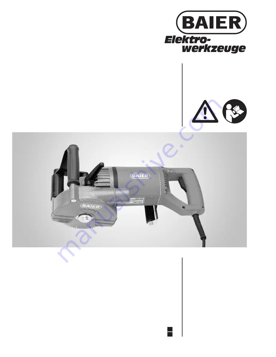 Baier BDN 452 Instruction Manual Download Page 1