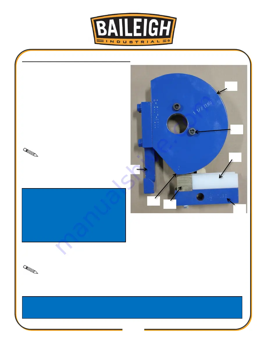 Baileigh Industrial 1006778 Operator'S Manual Download Page 22