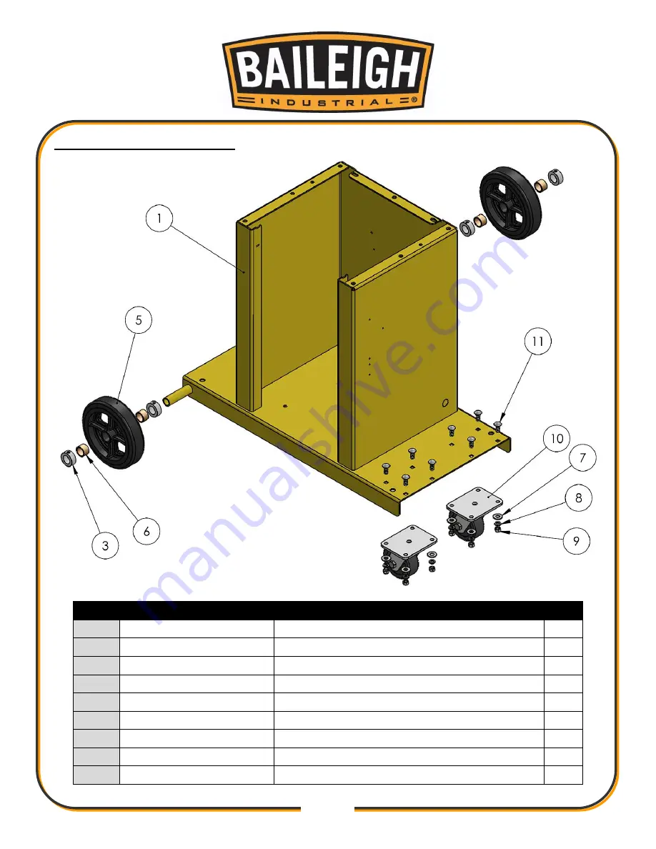 Baileigh Industrial 1006778 Operator'S Manual Download Page 55