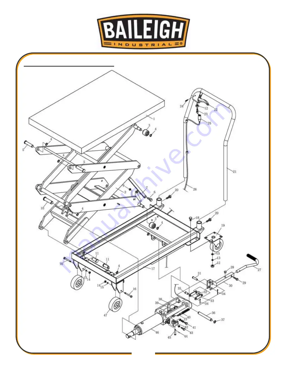 Baileigh Industrial B-CART Operator'S Manual Download Page 18