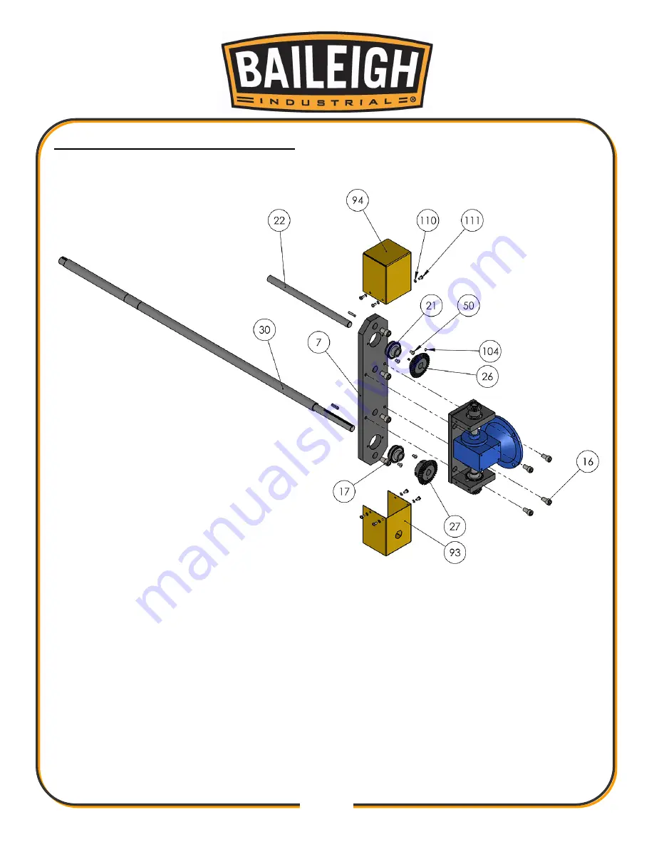 Baileigh Industrial BR-16E-36 Operator'S Manual Download Page 23