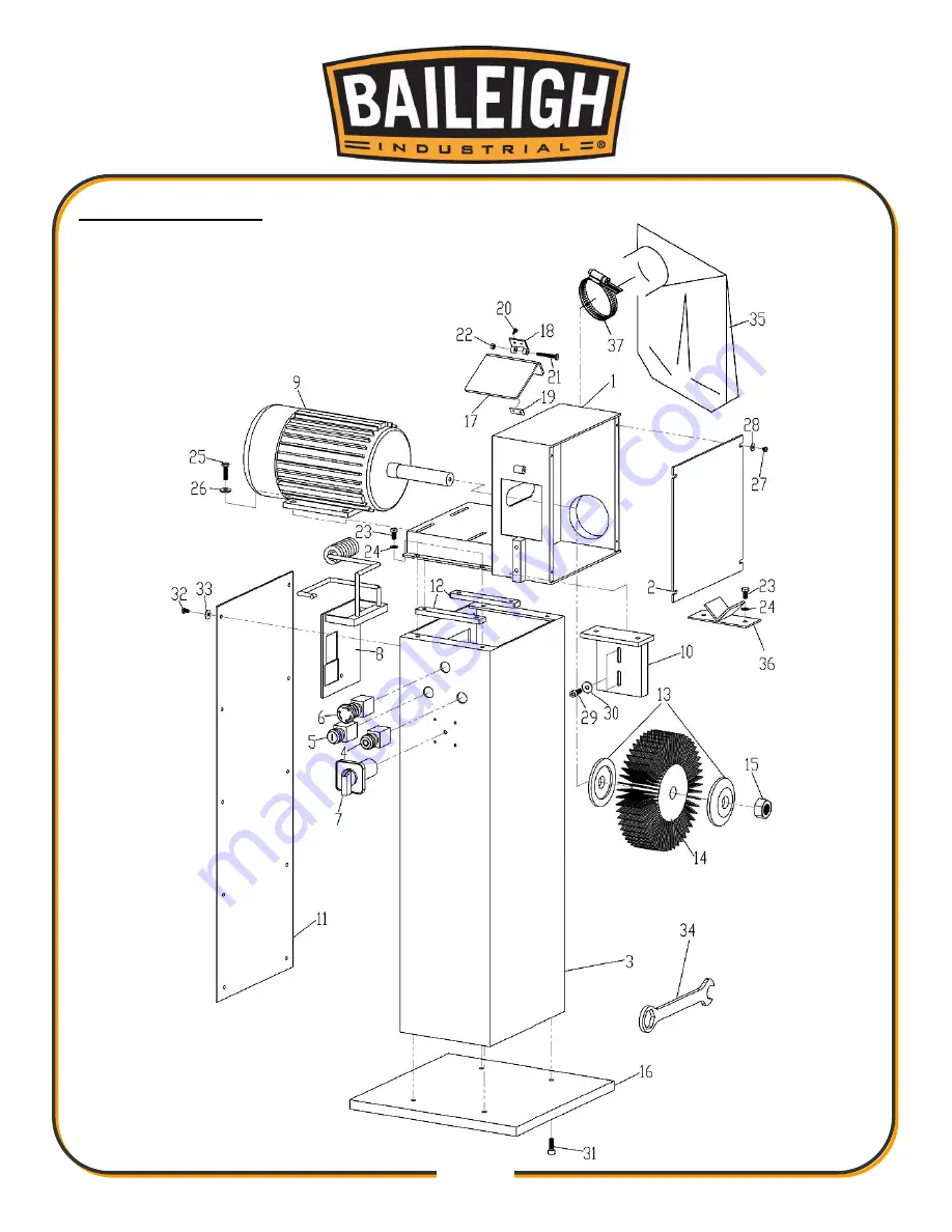 Baileigh Industrial DM-10 Operator'S Manual Download Page 24