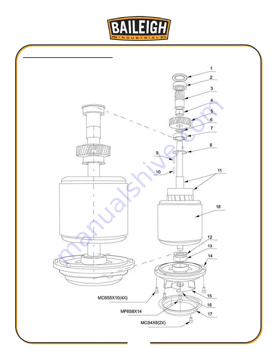 Baileigh Industrial DP-1000G Скачать руководство пользователя страница 28