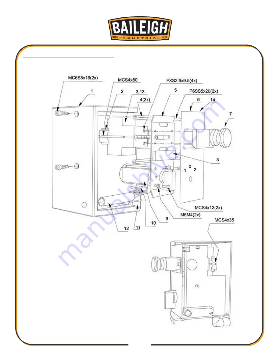 Baileigh Industrial DP-1000G Скачать руководство пользователя страница 40