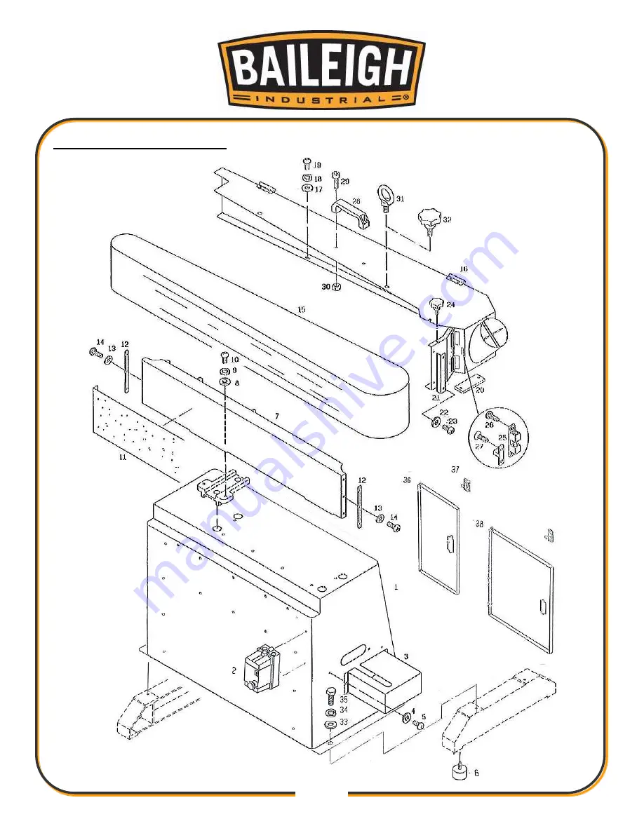 Baileigh Industrial ES-6108 Operator'S Manual Download Page 24