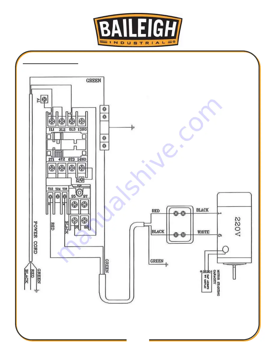 Baileigh Industrial ES-6108 Operator'S Manual Download Page 37