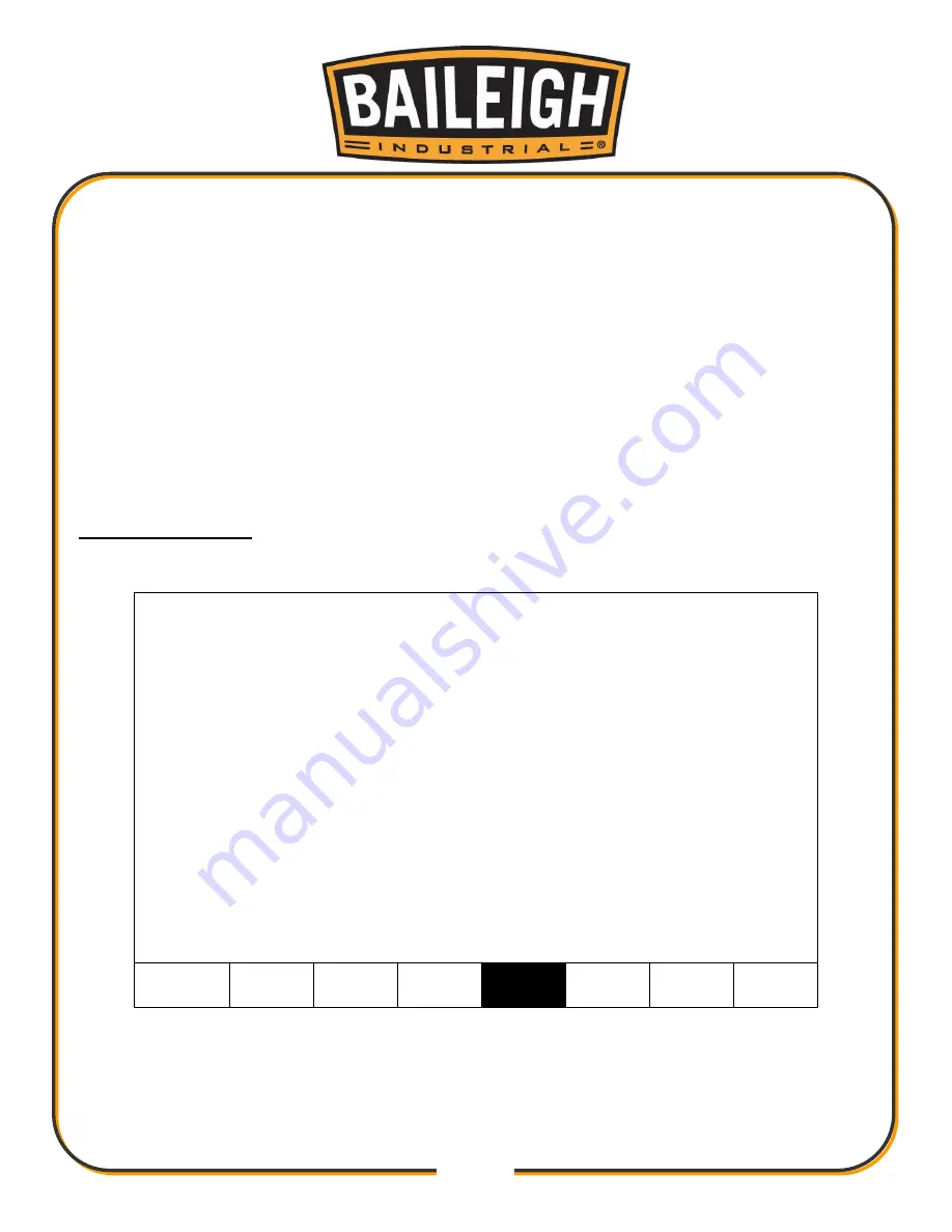 Baileigh Industrial PT-105HD-W Operator'S Manual Download Page 40