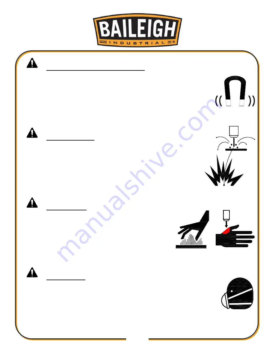 Baileigh Industrial PT-105HD Operator'S Manual Download Page 8